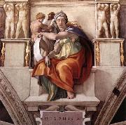 Michelangelo Buonarroti The Delphic Sibyl Sweden oil painting artist